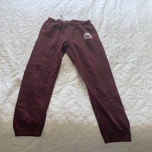 Roots Burgundy Sweatpants